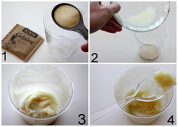 milk gelatin mask