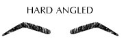 hard angled eyebrows