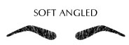 soft angled eyebrows