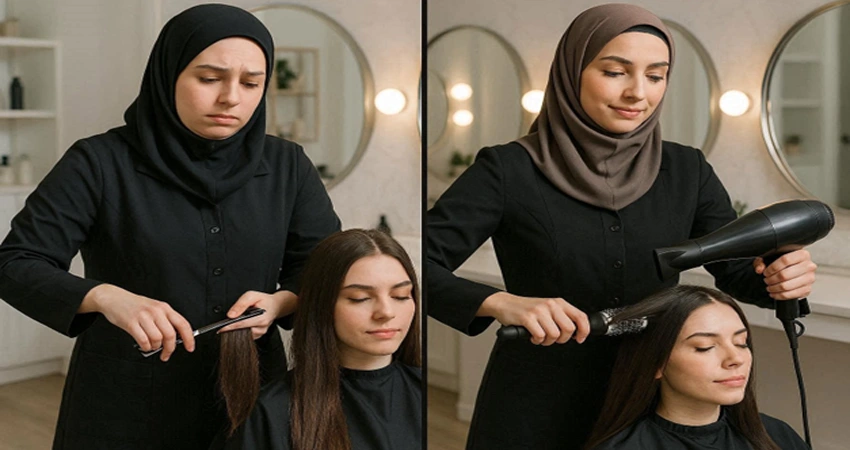 تفاوت آرایشگر مبتدی و حرفه ای