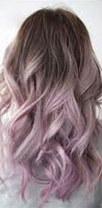 Hair color Silver Rose