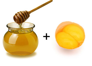 honey and egg face mask