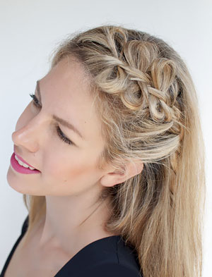 Hair Romance Bow braids hairstyle tutorial how to