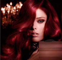 ترکیب رنگ مو قرمز و فانتزی