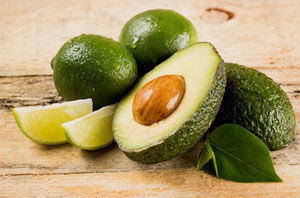 Avocados and limes