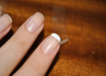 French Manicure Step 2